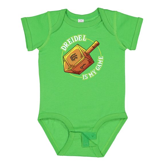 Inktastic Hanukkah Dreidel Game Boys or Girls Baby Bodysuit