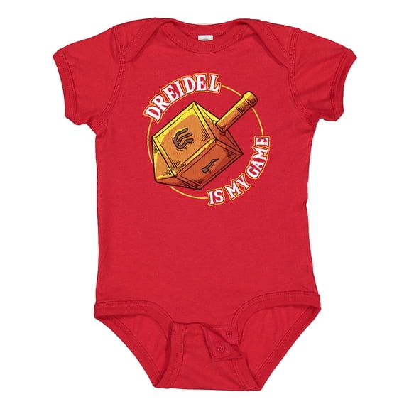 Inktastic Hanukkah Dreidel Game Boys or Girls Baby Bodysuit