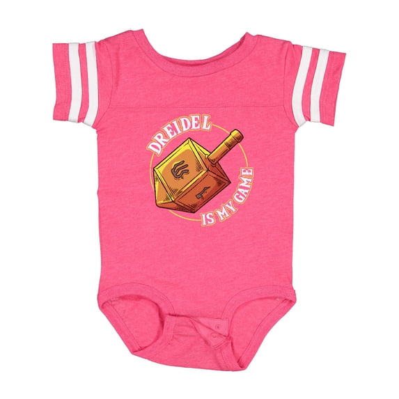 Inktastic Hanukkah Dreidel Game Boys or Girls Baby Bodysuit