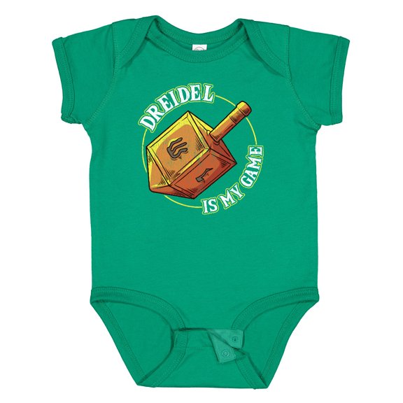 Inktastic Hanukkah Dreidel Game Boys or Girls Baby Bodysuit