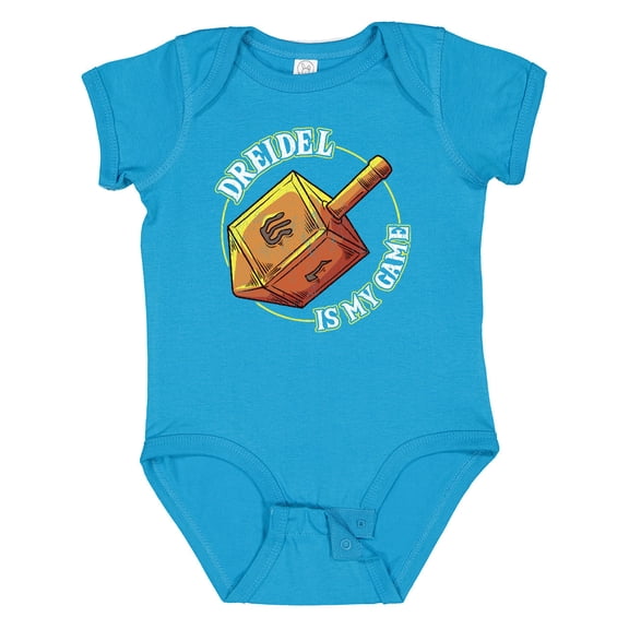 Inktastic Hanukkah Dreidel Game Boys or Girls Baby Bodysuit