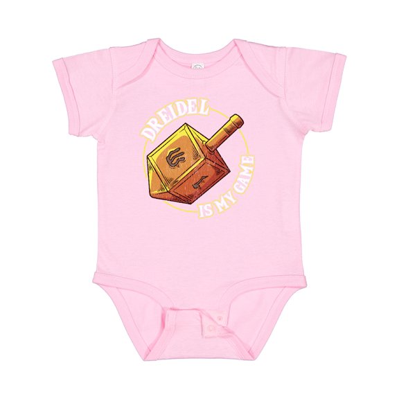 Inktastic Hanukkah Dreidel Game Boys or Girls Baby Bodysuit