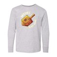 thumbnail image 1 of Inktastic Hanukkah Dreidel Game Long Sleeve Youth T-Shirt, 1 of 5