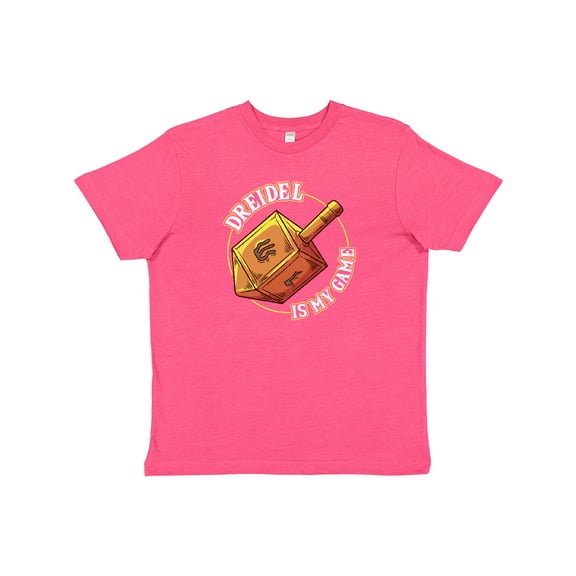 Inktastic Hanukkah Dreidel Game Youth T-Shirt