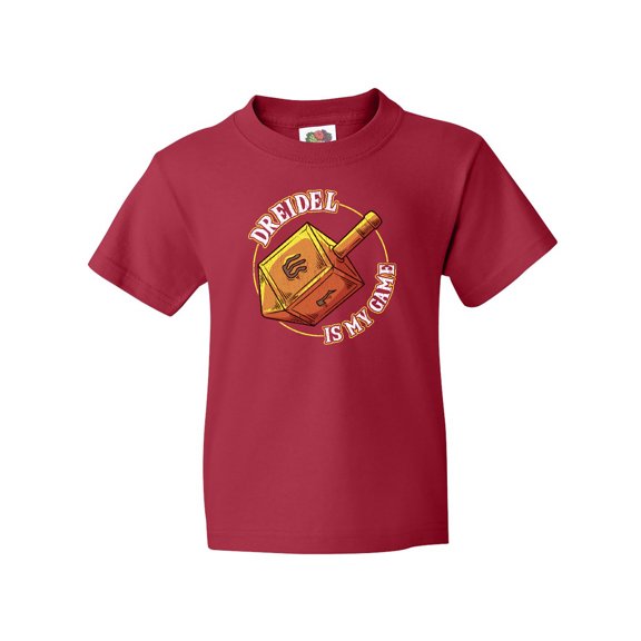 Inktastic Hanukkah Dreidel Game Youth T-Shirt