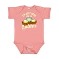 thumbnail image 1 of Inktastic Hanukkah Funny Here for Latkes Boys or Girls Baby Bodysuit, 1 of 5