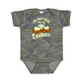 thumbnail image 1 of Inktastic Hanukkah Funny Here for Latkes Boys or Girls Baby Bodysuit, 1 of 5