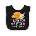 thumbnail image 1 of Inktastic Hanukkah Funny Latke Girls Baby Bib, 1 of 4