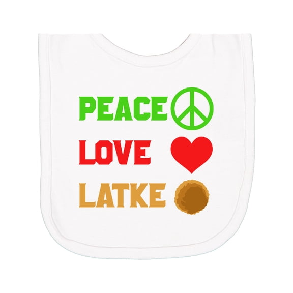 Inktastic Hanukkah Funny Latke Newborn Bib