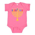 thumbnail image 1 of Inktastic Hanukkah Menorah Candles Boys or Girls Baby Bodysuit, 1 of 5