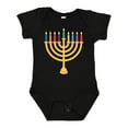 thumbnail image 1 of Inktastic Hanukkah Menorah Candles Boys or Girls Baby Bodysuit, 1 of 5