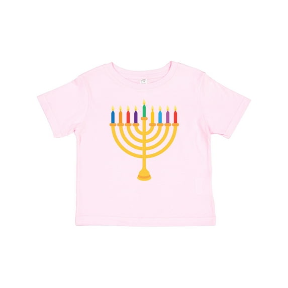 Inktastic Hanukkah Menorah Candles Boys or Girls Baby T-Shirt