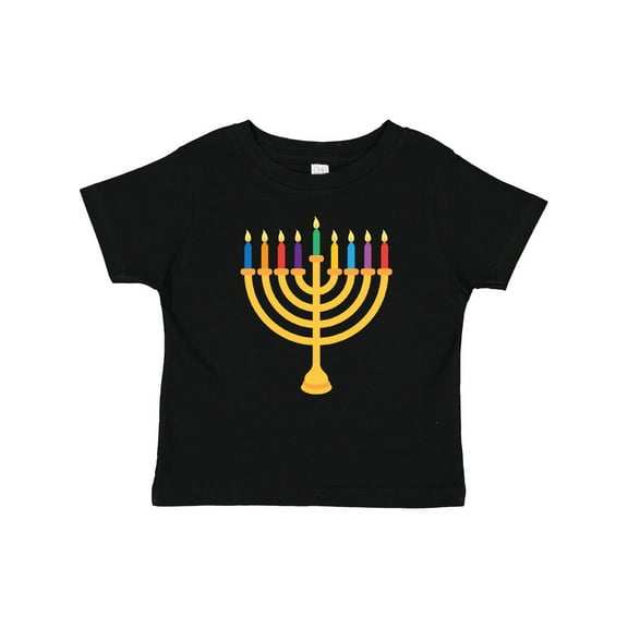 Inktastic Hanukkah Menorah Candles Boys or Girls Baby T-Shirt