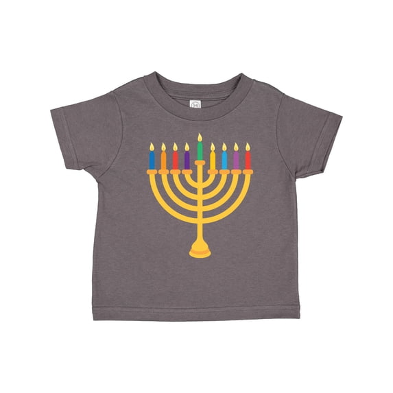 Inktastic Hanukkah Menorah Candles Boys or Girls Toddler T-Shirt