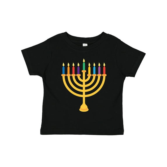 Inktastic Hanukkah Menorah Candles Boys or Girls Toddler T-Shirt