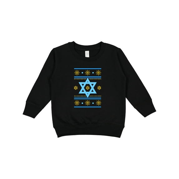 Inktastic Hanukkah Ugly Sweater Toddler Sweatshirt