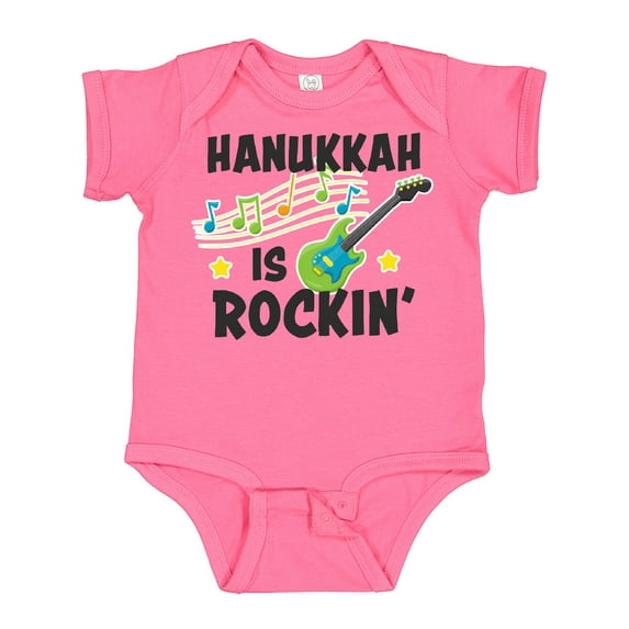 Inktastic Hanukkah is Rockin Boys or Girls Baby Bodysuit