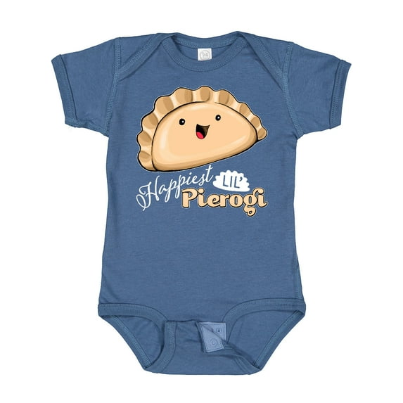 Inktastic Happiest Lil' Pierogi Boys or Girls Baby Bodysuit