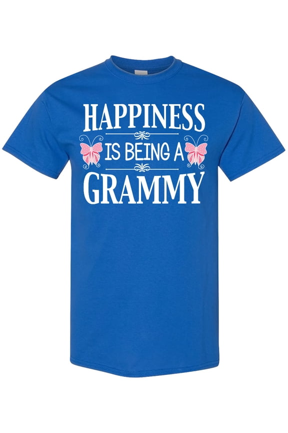 Happiness is Being a Grammy with Butterflies T-Shirt