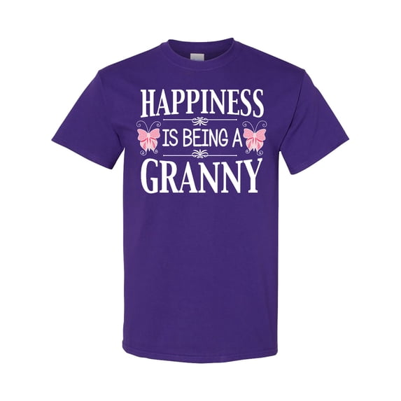 Inktastic Happiness is Being a Granny with Butterflies T-Shirt