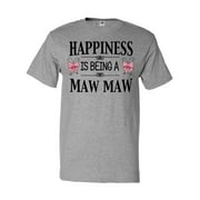 Inktastic Happiness is Being a Maw Maw with Butterflies T-Shirt