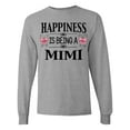 thumbnail image 1 of Inktastic Happiness is Being a Mimi with Butterflies Long Sleeve T-Shirt, 1 of 5