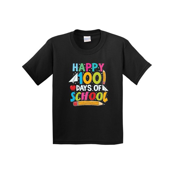 Inktastic Happy 100 Days of School Youth T-Shirt