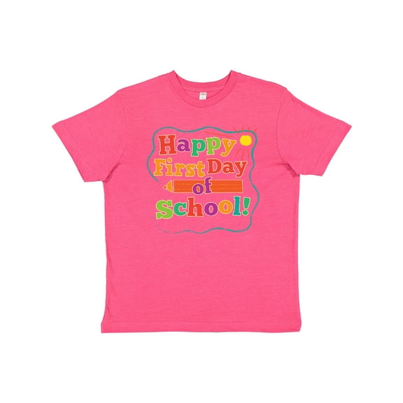 Inktastic Happy 1st Day of School Youth T-Shirt