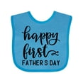 thumbnail image 1 of Inktastic Happy 1st Father's Day Design Boys or Girls Baby Bib, 1 of 4