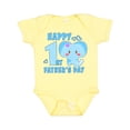thumbnail image 1 of Inktastic Happy 1st Fathers Day with Elephant Girls Baby Bodysuit, 1 of 5