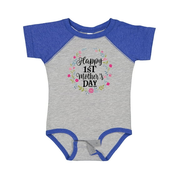 Inktastic Happy 1st Mothers Day Girls Girls Baby Bodysuit