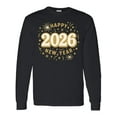 thumbnail image 1 of Inktastic Happy 2026 New Year Celebration Long Sleeve T-Shirt, 1 of 5