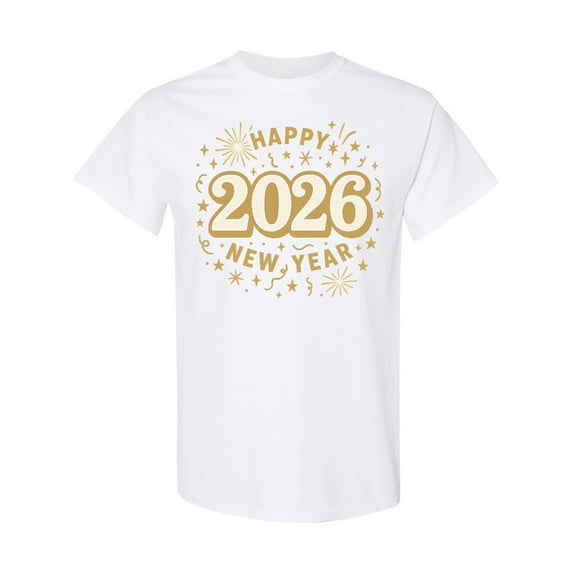 Inktastic Happy 2026 New Year Celebration T-Shirt