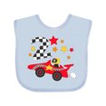 thumbnail image 1 of Inktastic Happy 2nd Birthday Red Racing Car Boys or Girls Baby Bib, 1 of 4