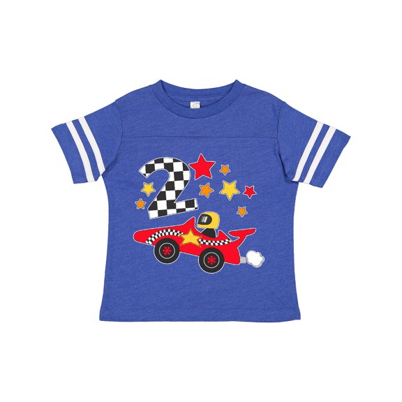 Inktastic Happy 2nd Birthday Red Racing Car Boys or Girls Toddler T-Shirt