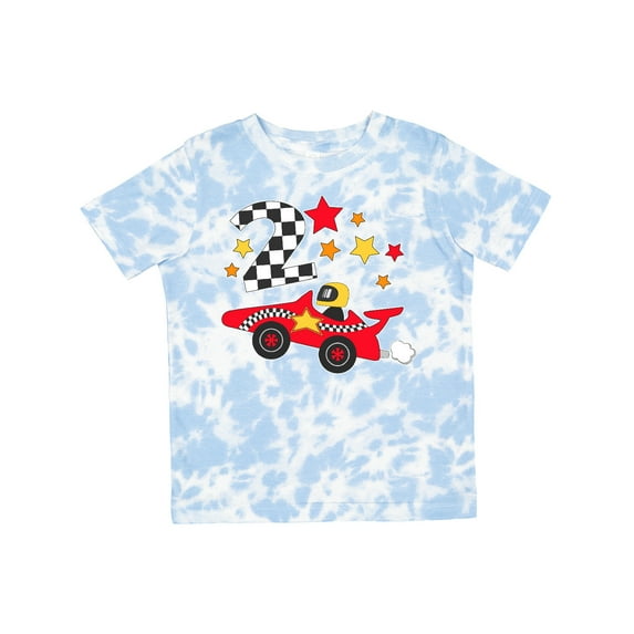 Inktastic Happy 2nd Birthday Red Racing Car Boys or Girls Toddler T-Shirt