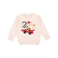 thumbnail image 1 of Inktastic Happy 2nd Birthday Red Racing Car Toddler Sweatshirt, 1 of 4