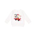 thumbnail image 1 of Inktastic Happy 2nd Birthday Red Racing Car Toddler Sweatshirt, 1 of 4