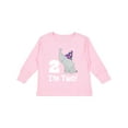 thumbnail image 1 of Inktastic Happy 2nd Birthday Zoo Elephant Boys or Girls Long Sleeve Toddler T-Shirt, 1 of 5