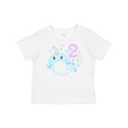 thumbnail image 1 of Inktastic Happy 2nd Birthday with Cute Narwhal Stars and Bubbles Boys or Girls Baby T-Shirt, 1 of 5