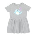 thumbnail image 1 of Inktastic Happy 2nd Birthday with Cute Narwhal Stars and Bubbles Girls Toddler Dress, 1 of 5