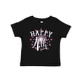 thumbnail image 1 of Inktastic Happy 4th- Fourth of July Firework Boys or Girls Baby T-Shirt, 1 of 5