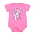 thumbnail image 1 of Inktastic Happy 4th- Fourth of July firework Boys or Girls Baby Bodysuit, 1 of 5