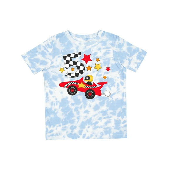 Inktastic Happy 5th Birthday -red Racing Car Boys or Girls Toddler T-Shirt