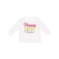 thumbnail image 1 of Inktastic Happy April Fools with Colorful Dots Boys or Girls Long Sleeve Toddler T-Shirt, 1 of 5