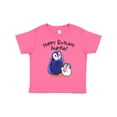 thumbnail image 1 of Inktastic Happy Birthday, Auntie- Cute Penguins Boys or Girls Toddler T-Shirt, 1 of 5