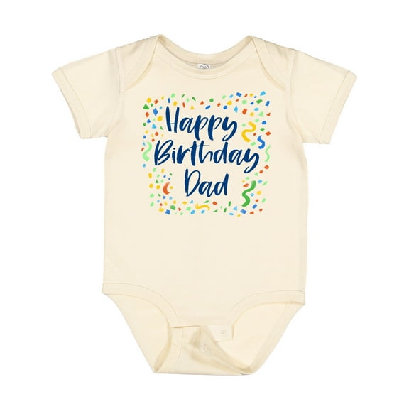 Inktastic Happy Birthday Dad Boys or Girls Baby Bodysuit