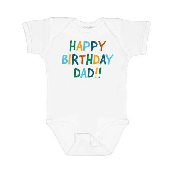 Inktastic Happy Birthday Dad Boys or Girls Baby Bodysuit
