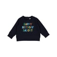 thumbnail image 1 of Inktastic Happy Birthday Daddy Baby Sweatshirt, 1 of 4
