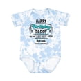 thumbnail image 1 of Inktastic Happy Birthday, Daddy Best Ever in Blue Boys or Girls Baby Bodysuit, 1 of 5